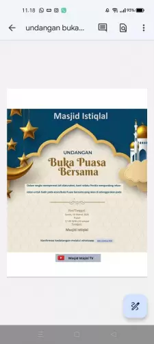 Link Undangan dalam Agenda 